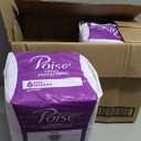 Poise Incontinence & Postpartum Pads for Bladder Leaks, 4 Drop Moderate Absorbency, Long Length, 108 Count