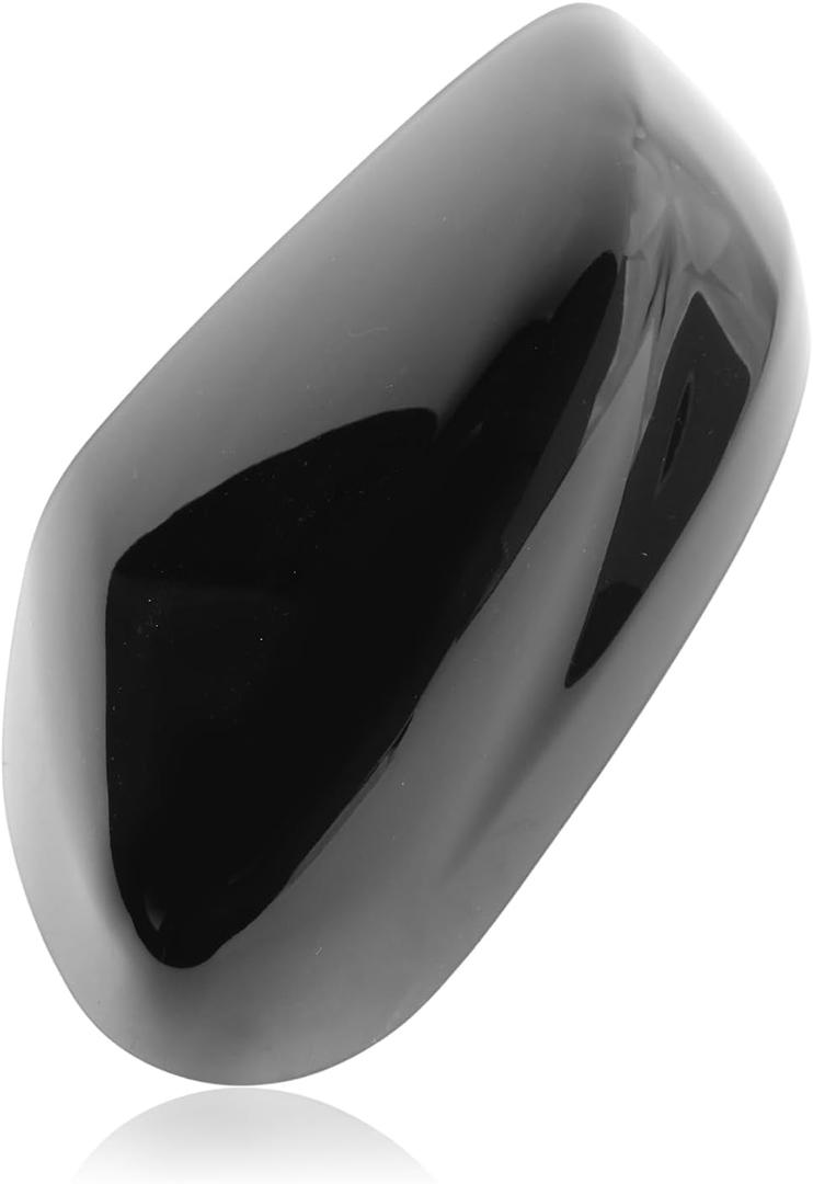 Gloss Black Side Wind Mirror Cover Cap Housing Compatible with Altima 2013-2018 Driver Side 963743TH0A