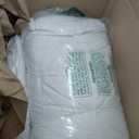 Three Geese King Size Pinch Pleat Duck Feather Down Fiber Comforter - All-Season Down Duvet Insert Fluffy Baffle Box Design with 8 Corner Loops for Warmth and Softness.