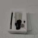 Portable Hookah Set for Travel - Premium Aluminum Mini Glass Hookah Handheld (Black)