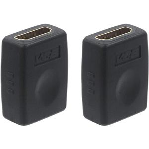 VCE HDMI Coupler HDMI Female to Female Connector 3D 4K Extension Adapter Compatible with PCs and Xbox OneWall-Mounted TVs and Five TV Sticks, 2-Pack