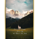 Giftgarden 24x36 Poster Picture Frame Gold, Textured Metal Frame 36x24 for Wall Display, Single