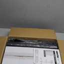 BONTEC Mobile TV Stand with Tilt Function, Rolling TV Stand for 23-60" LED, LCD, OLED TVs, Holds up to 88lbs, Max VESA 400x400mm, Adjustable Media Shelf (Black, 17.1x15.1x53.1 in)