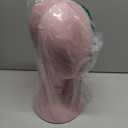 Wig Head Stand Mannequin Head Hat Display Stand Velvet Wig Holder for Mask, Headdress, Necklace (Pink)