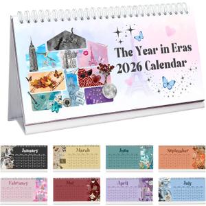 Singer Inspired Desk Calendar 2026 Best Era Design Gift for Music Fans Desk Decoration for Home & Office