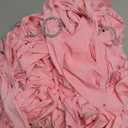 100PCS Spandex Stretch Chair Sashes Bows Elastic Chair Cover Bands Ties with Buckle Slider for Wedding Party Reception Events Universal Ceremony Banquet Decorations(Pink)