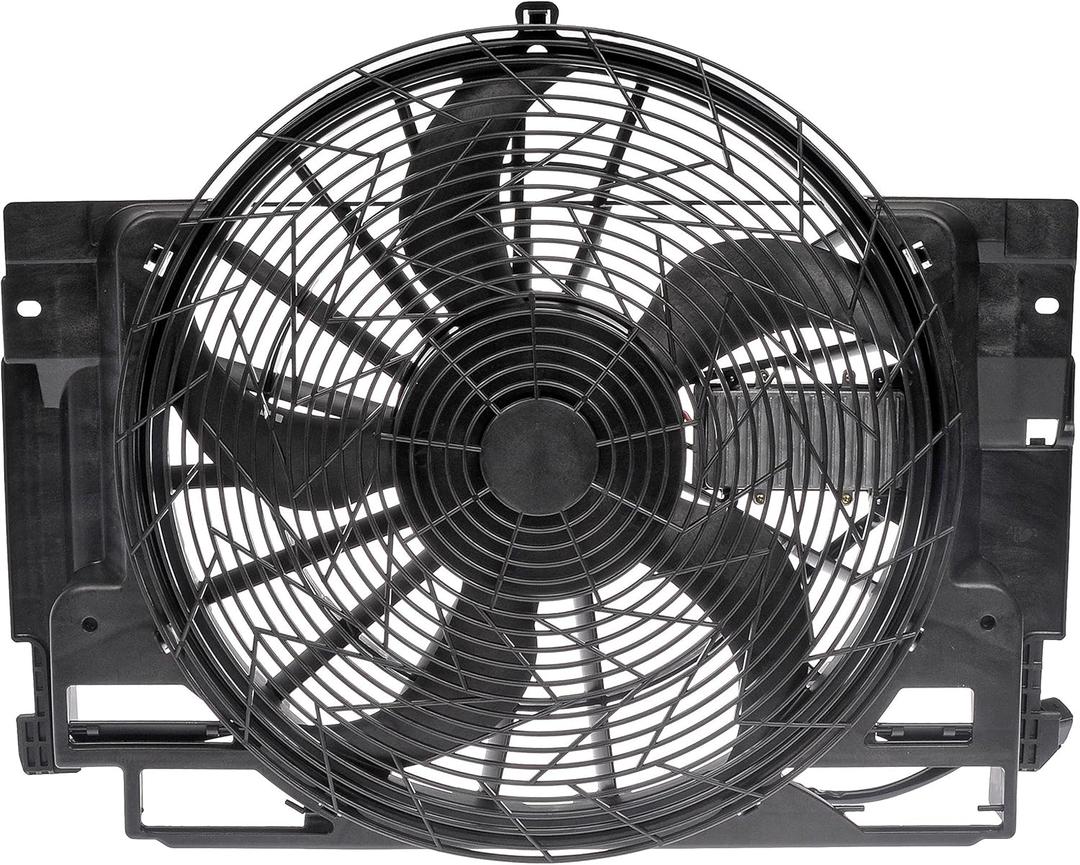 Dorman 621-213 A/C Condenser Fan Assembly Compatible with Select BMW Models