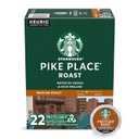 Starbucks K-Cup Coffee Pods, Medium Roast Coffee, Pike Place Roast For Keurig Brewers, 100% Arabica, 1 Box (22 Pods)