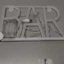 Neon Bar Signs For Home Bar, Led Party Wall Decor Usb Powered Man Cave Neon Light For Bar Cart Decor, Bistro, Club, Pub, Business, Valentine Gifts (pink), 28.5cm x 19cm x 1.5cm