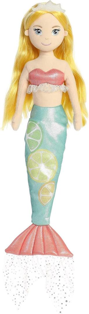 Aurora Enchanting Sea Sparkles Citrus Sparkles Lailah Lemonade Stuffed Doll - Imaginative Play - Magical Companions - Pink 18 Inches