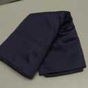 Set of Two Oversized Superhuge Pillow Case - Cover - 100% Egyptian Cotton, 600 Thread Count Sateen, (Size 31 x 40) (31 X 40, Navy Blue)