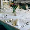 60-Piece Silverware Set for 20 - Stainless Steel Flatware Cutlery Set, Mirror Polished Flatware Set Include Forks Spoons Knives for Home Wedding Restaurant, Dishwasher Safe, Silver, 60 PCS