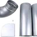 Upgraded 383EEL9001B Dryer Side Vent Kit Compatible with LG Kenmore Gas or Electric Dryers,Replaces Part AP4438852 Exhaust Out Either Side or Bottom AP5672784 2400642, PS7784989.