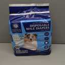 American Kennel Club Male Dog Wrap, Disposable Diapers with Wetness Indicator, Medium, 50 Count (Medium Waist 18 - 25 in)