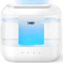 Dreo Humidifiers for Bedroom, Top Fill 4L Supersized Cool Mist Humidifier, 36H Runtime, 28 dB Quiet Ultrasonic Air Humidifier for Large Room, Plants, Baby Nursery, Indoor, Night Light, Easy to Clean (White)