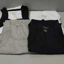 Different Touch Men's G-Unit Style Tank Tops Square Cut Muscle Ribbed Underwear Shirts (L, 4 Pack (Assorted))