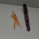 To Go Ware To Go Ware Reusable Bamboo Travel Utensils with Carrying Case & Carabiner Clip | Bamboo Utensils | Eco Friendly (1 count, Hijiki)