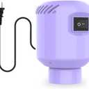 Electric Pump for Vacuum Storage Bags, Travel Vacuum Pump for Various Vacuum Seal Bags Portable Vacpack Air Pump for Compression Clothing Blanket Luggage Purple (Storage Bag Not Included)