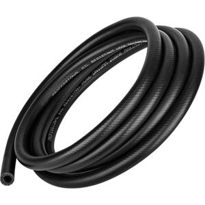 3/8 Inch (10mm) ID Fuel Line Hose 10FT NBR Rubber Push Lock Hose High Pressure 300PSI for Automotive Fuel Systems Engines (3/8" ID 10Ft)