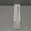 Misen Japanese Santoku Chef Knife - 7.5 Inch High Carbon Stainless Steel - Classic Japanese Knife Design for Cutting, Slicing, and Chopping - Razor Sharp Japanese Style Kitchen Knife, Gray