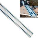 39 Inch Track Saw Guide Rail for Ma-kita 199140-0 Track Saws for Festool Track Saw,39 Aluminum Guide Rail for Woodworker cuts,Silver