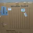 WAOWAO Window Safety Guards for Children Kids Child Toddler Pets Proof Extra Wide White Tension Security Window Guard Gate for Home Fit 61.41"-86.61" Sliding Windows (3 Piece)