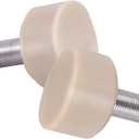 122907 Toe Stops - Natural Rubber Roller Skate Toe Stoppers - Long Stem Length of 30mm