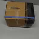 Chibery 3/8 Inch Inset Cabinet Hinges, 25 Pairs(50 Pack) Self Closing Flush Face Mount Hinges with Door Bumper, Variable Decorative Hardware for Bathroom, Furniture, Kitchen Cabinet Doors, White