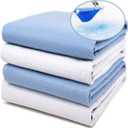 4 Pack Bed Pads for Incontinence Washable 28" x 36",Waterproof Bed Pads,Adult Washable Incontinence Bed Pads for Adults,Dog,Kids
