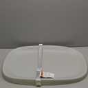 Papablic Wipeable Baby Changing Pad with Removable Safety Strap, Easy to Clean & Non-Slip Waterproof, Changing Pad for Dresser,Bed (Grey)