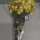 Floroom 24pcs Yellow Small Artificial Flowers Faux Silk Daisies Fake Wildflowers with Stems for DIY Wedding Bouquets Floral Arrangements Party Decor Centerpieces Decorations (Vase Not Included)