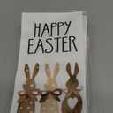 Horal daily 100 Easter Disposable Paper Decorative Guest Napkins, Easter Bunnies Hand Towel for Party Lunch Dinner Kitchen Bathroom