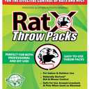 RatX Throw Packs- for All Species of Rats and Mice Safe Around Pets