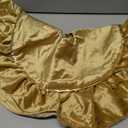 Mini Christmas Tree Skirt Velvet Plush Tiny 20 Inch Navy Blue Vintage Christmas Tree Skirts Luxury Miniature Farmhouse Xmas Decorations for Home Party Winter