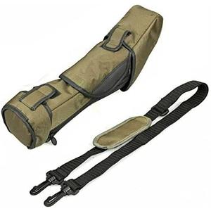 20-60X80 25-75x100 Bird Watching Telescope Hunting Spotting Scope Case Bag Shock Absorbing Backpack Cover 80mm 100mm (For 80mm Telescope), Green (80/100 Cover)
