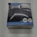 GRT Cal King Size Grey Quilted Fitted Mattress Pad, 100% Waterproof Breathable Mattress Protector, Noiseless Hollow Cotton Mattress Topper, Fitted 8"-26" Deep, Dust Proof