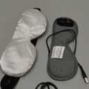 Heated Eye Mask, Cordless Rechargeable Eye Compress, Eye Relief, Improved Sleep, Washable Eye Mask, 4 Heat Levels, 4-Level Timing - Gray