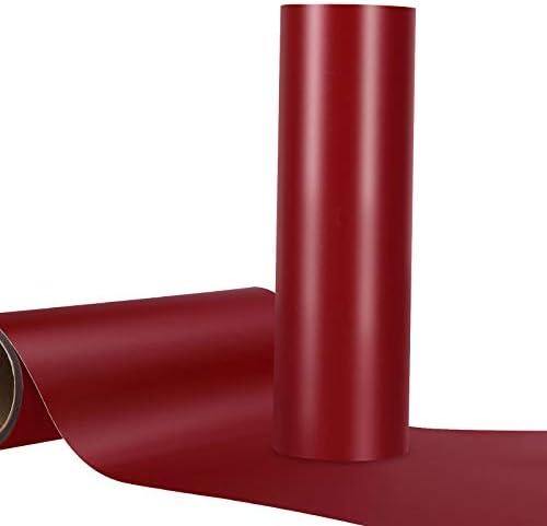 Amazon.com: WRAPXPERT Matte Craft Vinyl Roll 12" x10ft Maroon Vinyl Permanent Adhesive for Signs,Scrapbook,Lettering : Arts, Crafts & Sewing
