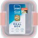 Smash Microwave Safe Stainless Steel Lunch/Sandwich/Meal Box, Pink