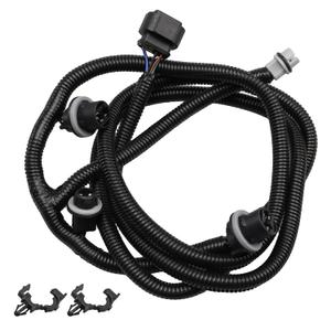 Rear Tail Lamp Wiring Harness Driver Side Compatible with GMC Sierra 1500 2014-2015 Replace # 23141279 (Fits 4 Bulb Sockets Only)