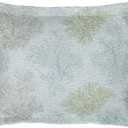 Laura Ashley - King Quilt Set, Reversible Cotton Bedding with Matching Shams, Pre-Washed Home Decor for Added Softness (Saltwater Blue, King)