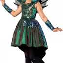Seasons Halloween Girls Deluxe Dragon Costume (M(8-10))