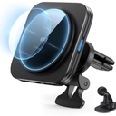 ESR for MagSafe Car Mount Charger,15W Magnetic Wireless Car Charger, for MagSafe Car Charging, Air Vent Dashboard Phone Holder Mount for iPhone Air 17 Pro Max 16 15 14 13 12, Galaxy S25, Fast Charging