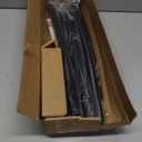 Black Curved Shower Curtain Rod 33-78 Inches Adjustable Splicing Design Shower Rods Curved Round Bowed Rust proof, Premium Stainless Steel Need To Drill Shower Curtain Rod for Bathroom, Bathtub, Stall