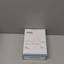 Twin Bell Loud Alarm Analog Alarm Clock, 4 inch Super Silent Non Ticking Small Clock with Night Light, Battery Operated, Simple Design, Old Fashioned, for Heavy Sleeper, Bedroom, Bedside, Desk, Black