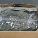 Geniospin Dark Olive Green Full Comforter Set - 7 Pieces Comforter Full Size, Solid Bedding Set for All Season, Textured Bed in a Bag with Sheets (Full (80"x90"))