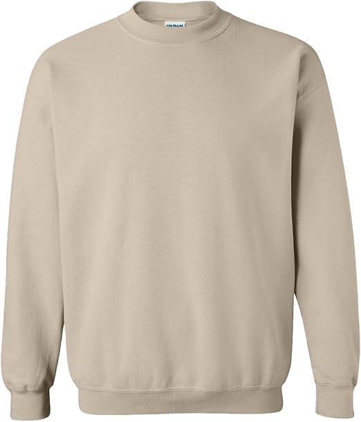 Gildan Youth Fleece Crewneck Sweatshirt, Sand, X-Large
