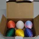 6 Pcs 3D Printed Dragon Eggs with Dragon Inside, Mini Dragon Egg Fidget Toy 3D Articulated Crystal Dragon Eggs, Easter Basket Stuffers 3D Printed Easter Eggs Animals Toy Set (Multicolor-6pcs)