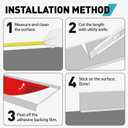 Baseboard Trim,4 Inch(W) x 20 Feet(L) Peel and Stick Flexible Baseboard Molding Trim, Self Adhesive Vinyl Baseboard Cove Base, Base Boards for Walls with Utility Knife,Brown Wood Grain