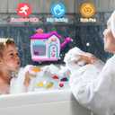 AugToy Bath Toys for Toddlers 3-5 Years, Ice Cream Foam Maker Bath Toys for Kids Ages 4-8, Bubble Pretend Cake Play Set Bathtub Water Toys Age 3 4 5 Year Old Girls Boys Holiday Birthday Gifts Idea